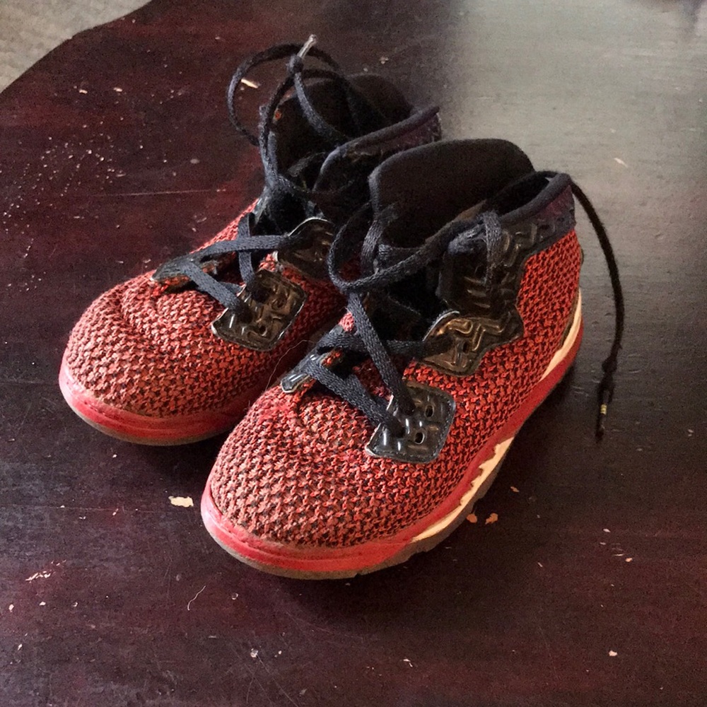 Air Jordans size 9 in toddler size